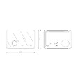 KIAMAMI VALENTINA - Miroir Avec Led 100X70 Avec Miroir Grossissant Et Montre Digitale Système Tactile - vignette