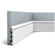 ORAC DECOR - SX118 CONTOUR Plinthe Orac Decor - 14x1,8x200cm (h x p x L) - plinthe décorative polymère Carton complet , A peindre - vignette