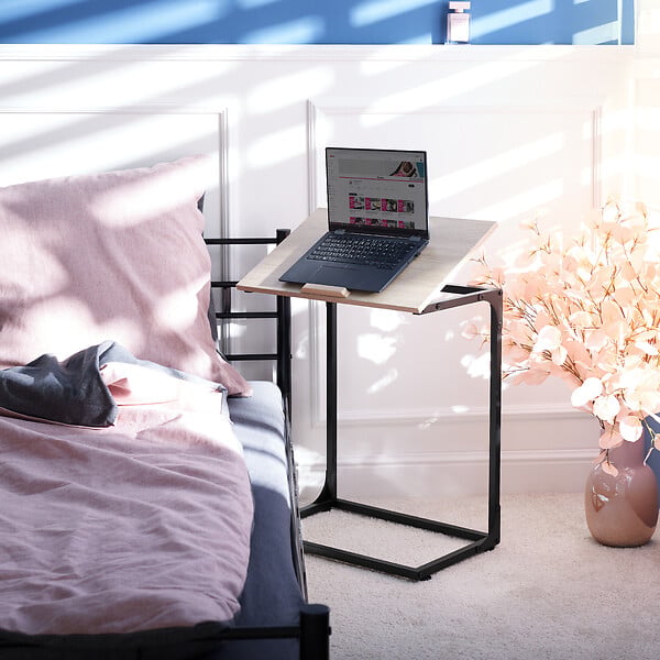TECTAKE - Table d’appoint Ruston 55x35x66,5cm - large