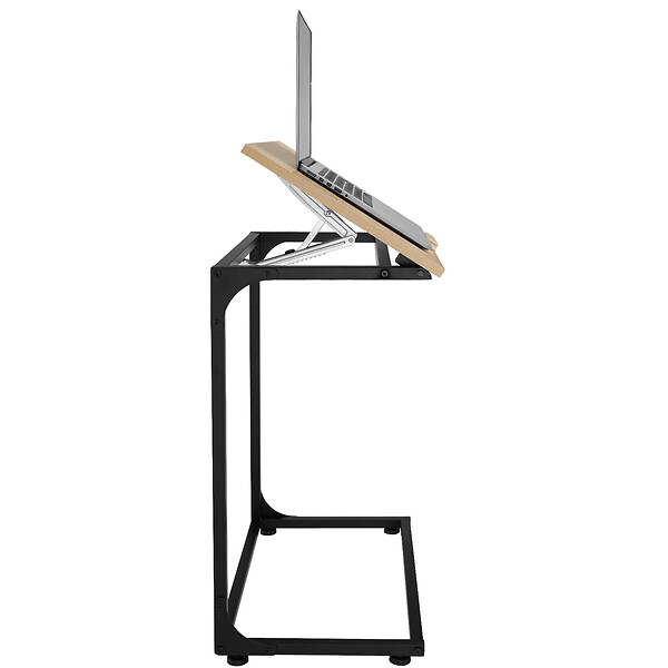 TECTAKE - Table d’appoint Ruston 55x35x66,5cm - large