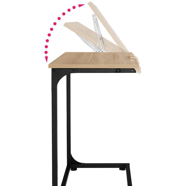 TECTAKE - Table d’appoint Ruston 55x35x66,5cm - large