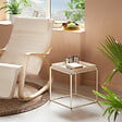 TECTAKE - Table d'appoint CAMBRIDGE 40x40x44cm - vignette