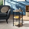 TECTAKE - Table d’appoint COLCHESTER 40x61cm - vignette