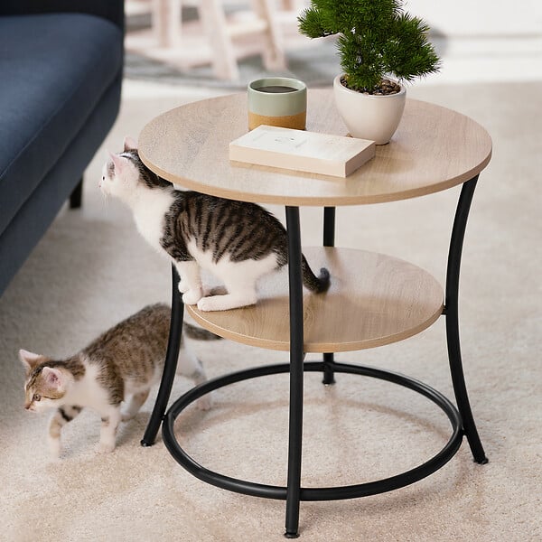 TECTAKE - Table d’appoint Saint Louis 55x56cm - large
