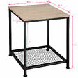 TECTAKE - Table d’appoint DERBY 45,5x45,5x55,5cm - vignette