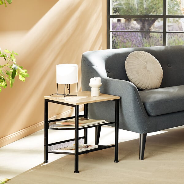 TECTAKE - Table d’appoint LINCOLN 40,5x40x50,5cm - large