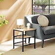 TECTAKE - Table d’appoint LINCOLN 40,5x40x50,5cm - vignette