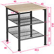 TECTAKE - Table d’appoint LINCOLN 40,5x40x50,5cm - vignette