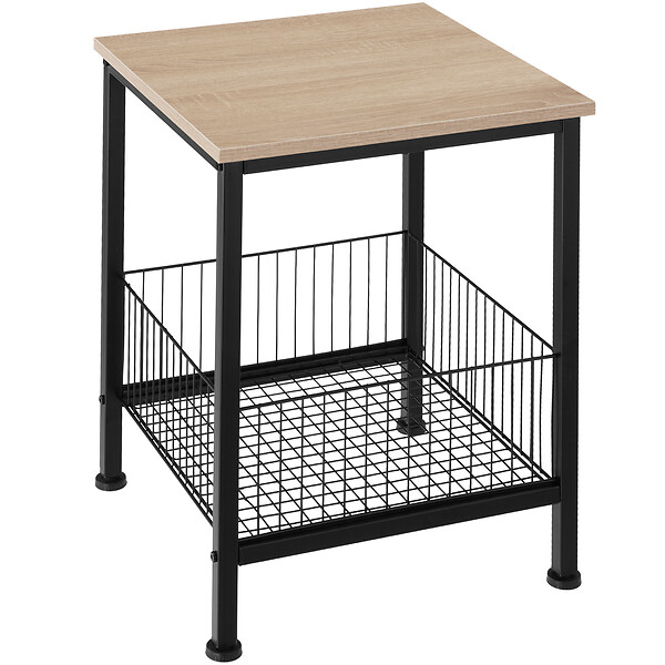 TECTAKE - Table d’appoint Grimsby 40x40x55,5cm - large