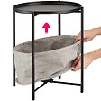 TECTAKE - Table d’appoint CANTERBURY 45,5x45,5x53cm - vignette