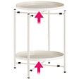 TECTAKE - Table d’appoint OXFORD - vignette