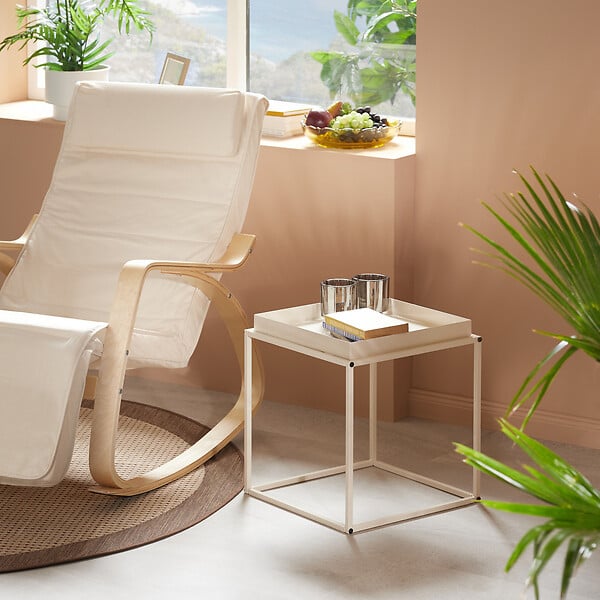 TECTAKE - Table d'appoint CAMBRIDGE 40x40x44cm - large