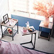 TECTAKE - Table d’appoint Yonkers 38,5x30x51,5cm - vignette