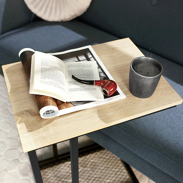 TECTAKE - Table d’appoint ETON 48x35x66cm - large