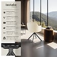 TECTAKE - Lot 2 chaises pivotantes à 360° en velours avec rembourrage crème/noir - vignette