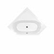 ALLIBERT - Baignoire d'angle 140x140x54 cm - 100% acrylique blanc brillant - vignette