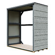 TIMBELA - Abri à bûches extérieur 1,14 m² - 75 x 153 x H159 cm - TIMBELA M980-1-TUNDRA CAVERN - vignette