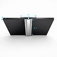 AURLANE - Profilé Mural de Jonction en Aluminium Chrome H250 cm compatible avec WALL'IT et STONE'IT - vignette