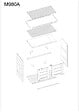TIMBELA - Abri de jardin pour poubelles 2x240L TIMBELA M980A-CAVERN STEEL - vignette