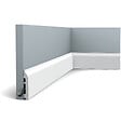 ORAC DECOR - SX172 Plinthe Orac Decor - 8,5x1,4x200cm (h x p x L) - plinthe décorative polymère Pack 2 pièces - vignette