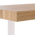 ID MARKET - Table à manger rectangle PHOENIX 8 personnes bois et blanc 200 cm - vignette