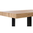 ID MARKET - Table à manger rectangle PHOENIX 8 personnes bois et noir 200 cm - vignette