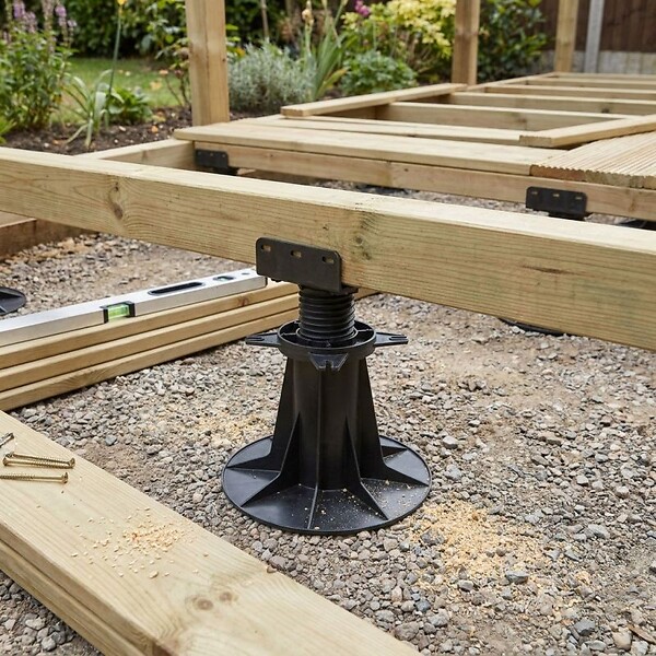 VERINDAL+ - plot pour terrasse bois réglable -  - VERINDAL Carton de 20 - large
