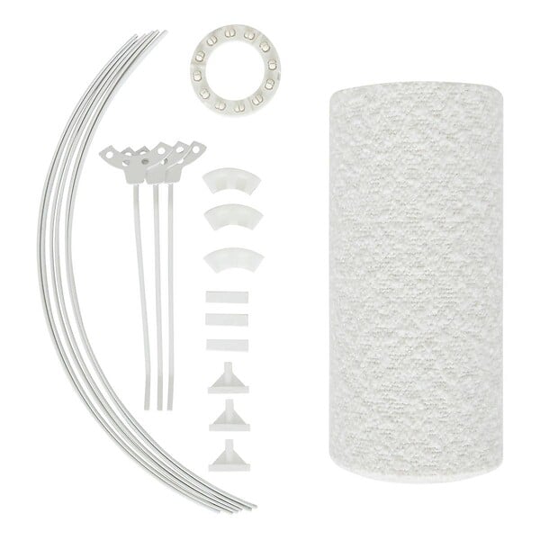ATMOSPHERA - Abat-jour Beline D40cm blanc - large