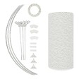 ATMOSPHERA - Abat-jour Beline D40cm blanc - vignette
