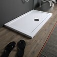 KIAMAMI VALENTINA - Receveur De Douche Rectangulaire 120X80 En Acrylique Et Abs Blanc | Alba - vignette