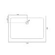 KIAMAMI VALENTINA - Receveur De Douche Rectangulaire 120X80 En Acrylique Et Abs Blanc | Alba - vignette