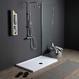 KIAMAMI VALENTINA - Receveur De Douche Rectangulaire 120X80 En Acrylique Et Abs Blanc | Alba - vignette