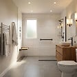 BEMETA - Barre d'appui de douche NERO en laiton noir 32 x4 x6 cm - vignette