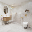 GROHE - Euphoria Smartcontrol System 310 Duo, Colonne de douche avec mitigeur thermostatique, Cool Sunrise brossé (26507GN0) - vignette