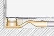 SCHLUTER - Caniveau à sortie horizontale pour douche à l'italienne KERDI LINE F 40 - Longueur: 700 mm - vignette