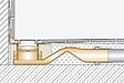 SCHLUTER - Caniveau à sortie horizontale pour douche à l'italienne KERDI LINE F 40 - Longueur: 900 mm - vignette