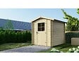 ALTANKA - Abri de jardin en bois - 4.75m2 - 1.9x2.5m - Ep. 28mm - Couleur: naturel - DOM594 - vignette
