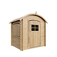 TIMBELA - Timbela M505-1 Maison en bois pour enfants SANS PLANCHER - 112x146xH145cm/1.1m2 - vignette