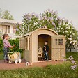 TIMBELA - Timbela M505-1 Maison en bois pour enfants SANS PLANCHER - 112x146xH145cm/1.1m2 - vignette