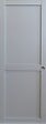 GD MENUISERIES - Porte Coulissante Athena Gris Clair 2 panneaux H204 x L83 cm, Coquilles - vignette