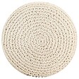 VIDAXL - vidaXL Pouf fait à la main en macramé 45x30 cm Coton - vignette
