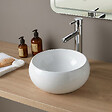 PLANETE BAIN - Vasque à poser forme bol en porcelaine blanche - vignette