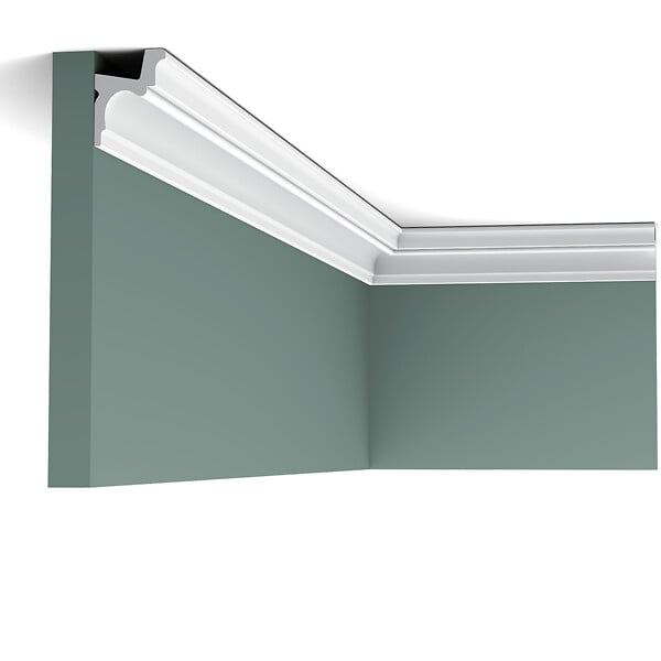 ORAC DECOR - Pack 10 m corniche éclairage indirect + bandeau LED + colle C323 Orac , Paulmann- 5,5x4,2x200cm (h x p x L) - moulure décorative polyuréthane - large