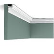 ORAC DECOR - Pack 10 m corniche éclairage indirect + bandeau LED + colle C323 Orac , Paulmann- 5,5x4,2x200cm (h x p x L) - moulure décorative polyuréthane - vignette