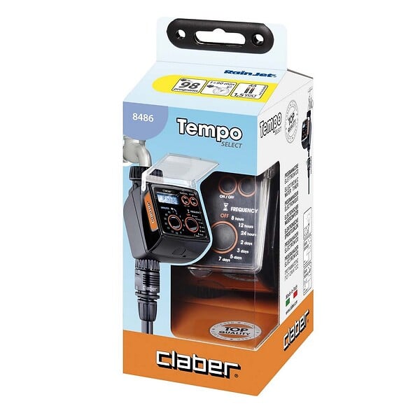 CLABER - programmateur d'arrosage automatique à une voie - 8486 - large