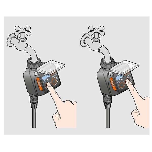 CLABER - programmateur d'arrosage automatique à une voie - 8486 - large