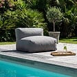 OVIALA - Fauteuil de jardin pour canapé modulable gris - Mixi - vignette