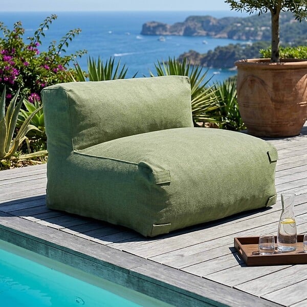 OVIALA - Fauteuil de jardin pour canapé modulable cactus - Mixi - large