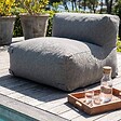 OVIALA - Salon de jardin modulable 2 places gris - Mixi - vignette