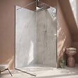 AURLANE - Pack 2 Panneaux Muraux Pierre Artic Storm 100x210cm + Profilés Chrome - STONE'IT - vignette